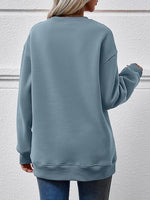Load image into Gallery viewer, LET IT SNOW Round Neck Long Sleeve Sweatshirt
