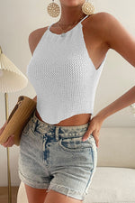 Load image into Gallery viewer, Round Neck Sleeveless Knit Top
