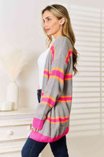 Load image into Gallery viewer, Ribbed Long Sleeve Cardigan
