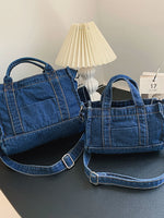 Load image into Gallery viewer, Denim Shoulder Bag
