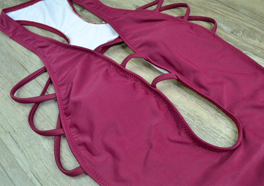 Crochet One-Piece Swimsuit | Boho Beach Swimwear for Women