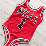 Load image into Gallery viewer, Bulls 1 One-Piece Swimsuit

