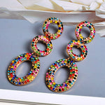 Load image into Gallery viewer, Multicolor Statement Earrings
