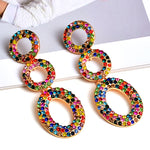 Load image into Gallery viewer, Multicolor Statement Earrings
