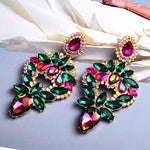 Load image into Gallery viewer, Multicolor Crystal Earrings

