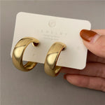 Load image into Gallery viewer, Minimalist Hoop Earrings – Sleek, Lightweight &amp; Everyday Ready
