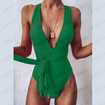 Load image into Gallery viewer, One-Piece Bandage Swimsuit – Flattering Chic Swimwear
