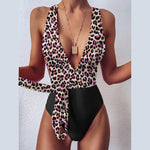 Load image into Gallery viewer, One-Piece Bandage Swimsuit – Flattering Chic Swimwear

