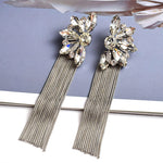 Load image into Gallery viewer, Colorful Crystal  Dangle Earrings
