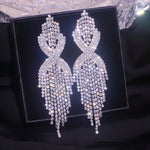 Load image into Gallery viewer, Tassel Crystal Earrings
