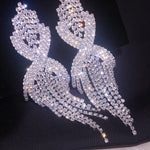 Load image into Gallery viewer, Tassel Crystal Earrings
