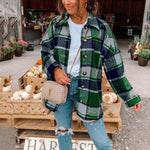 Load image into Gallery viewer, The Cozy Check Plaid Jacket
