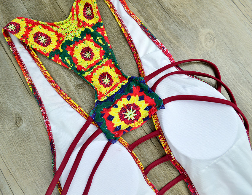 Crochet One-Piece Swimsuit | Boho Beach Swimwear for Women