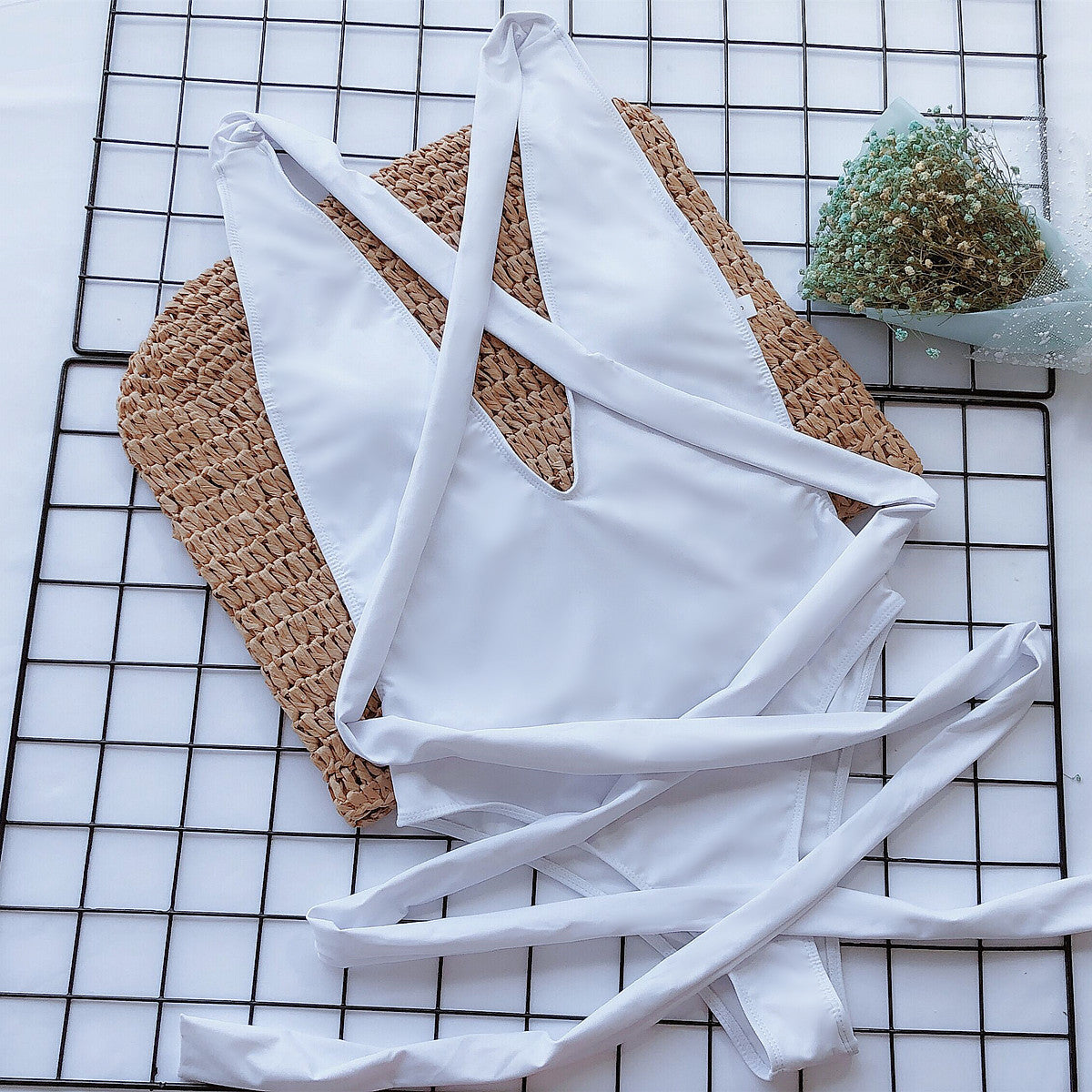 One-Piece Bandage Swimsuit – Flattering Chic Swimwear