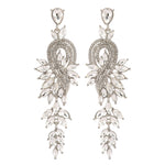Load image into Gallery viewer, Long Crystal Earrings
