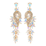 Load image into Gallery viewer, Long Crystal Earrings
