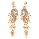Load image into Gallery viewer, Long Crystal Earrings

