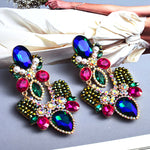 Load image into Gallery viewer, Multicolor Statement Earrings
