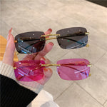 Load image into Gallery viewer, Luxury Rimless Glasses – Rectangle, Unisex
