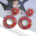 Load image into Gallery viewer, Crystal Statement Earrings
