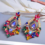 Load image into Gallery viewer, Colorful Crystal Earrings

