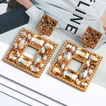 Load image into Gallery viewer, Multicolor Square Earrings
